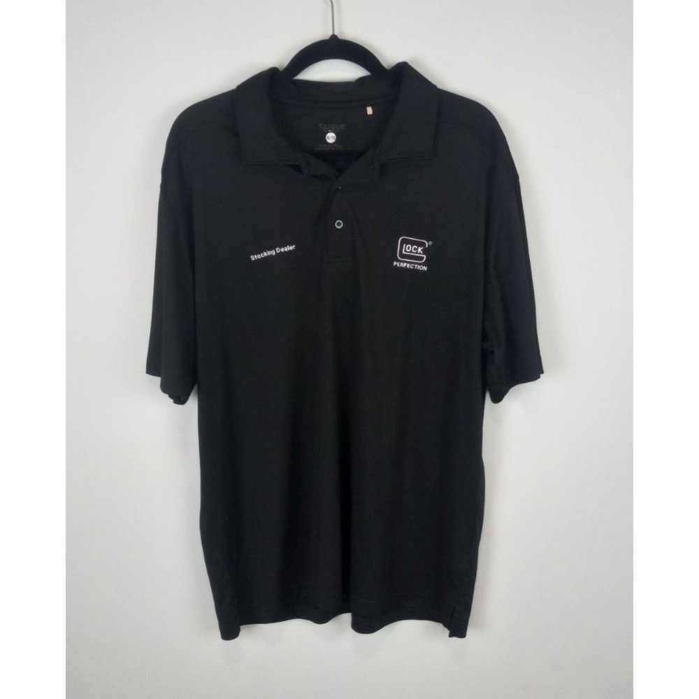 4/$20 Clique Glock Polo Black Size X-Large